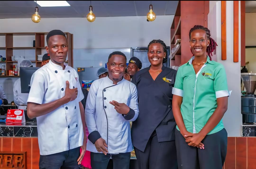 Chef preparing coffee